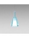Gea Luce Ofelia S/11 Bleu-Transparent, suspension