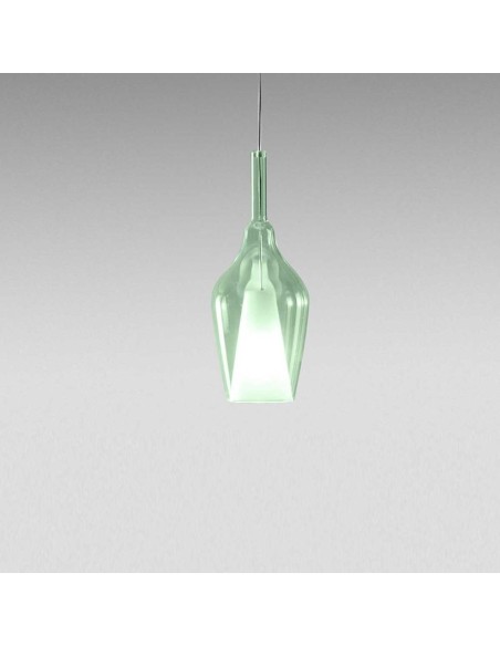 Gea Luce Ofelia S/12 Mini Verde-Trasp. lampada a sospensione