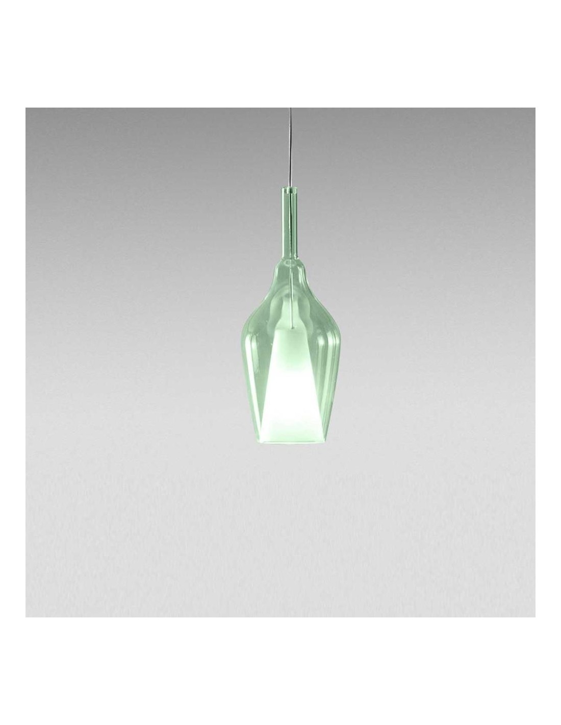 Gea Luce Ofelia S/12 Mini Verde-Trasp. lampada a sospensione