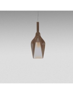 Gea Luce Ofelia S/12 Ambre Fumé Transparent, suspension