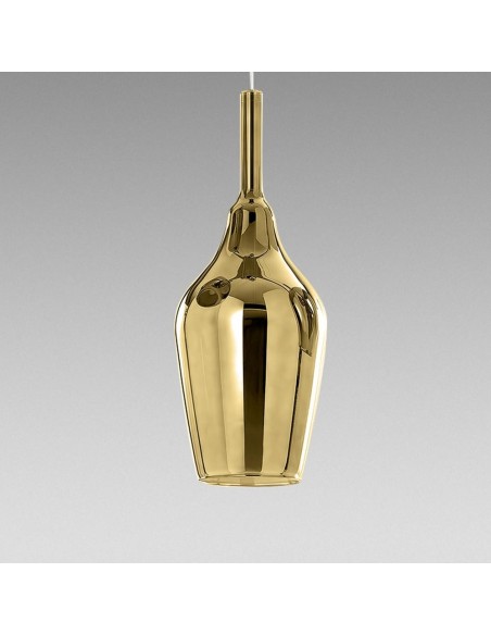 Gea Luce Ofelia S/12 Oro Specchiato lampada a sospensione