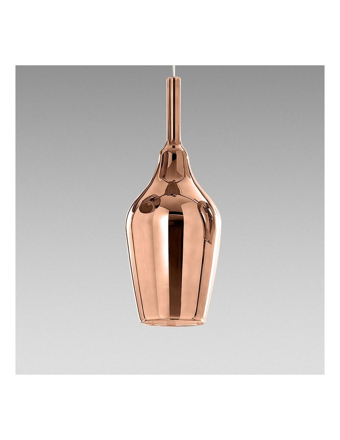 Gea Luce Ofelia S/12 Rame Specchiato lampada a sospensione