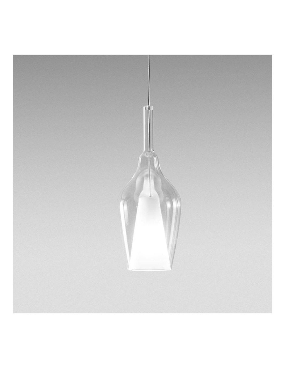 Gea Luce Ofelia S/12, suspension transparente