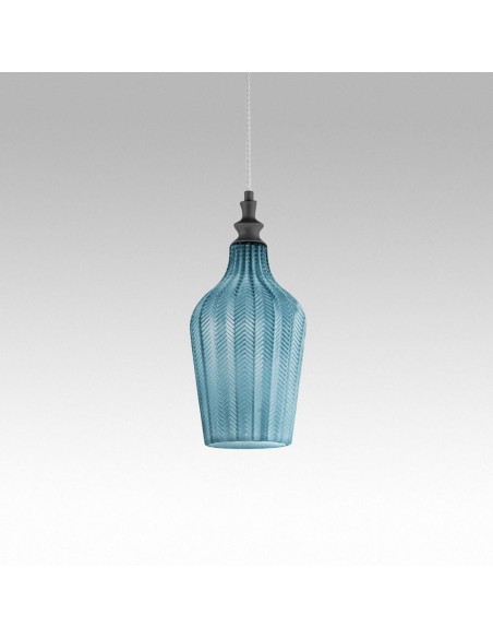 Gea Luce Cleofe S/12 Cobalto lampada a sospensione