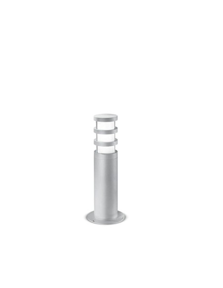 Gea Luce GES013 : lampadaire d'extérieur gris aluminium