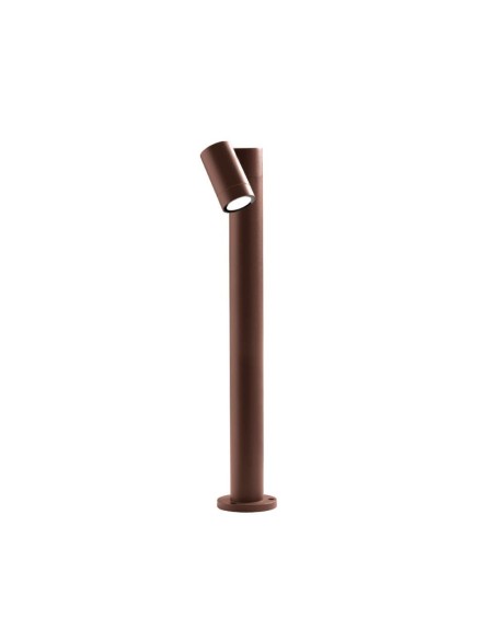 Gea Luce GES1111 lampione moderno testa orientabile marrone GU10