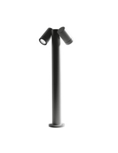 Gea Luce GES1123, lampadaire d'extérieur gris anthracite