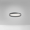 Gea Luce Acelia P/P, plafonnier LED moderne 30 W, couleur noire