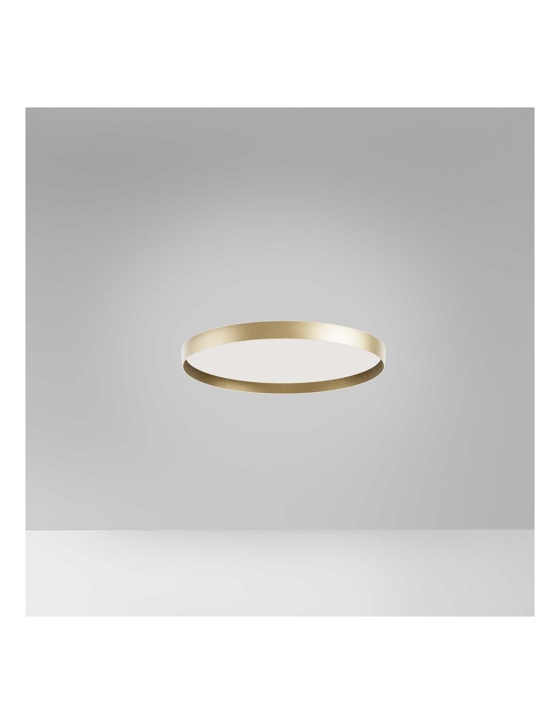 Gea Luce Acelia P/P, plafonnier LED 30 W, couleur or