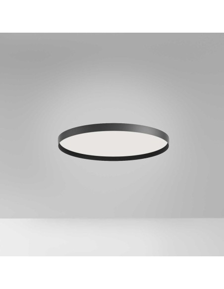 Gea Luce Acelia P/M plafoniera led 40W colore nerocolore nero