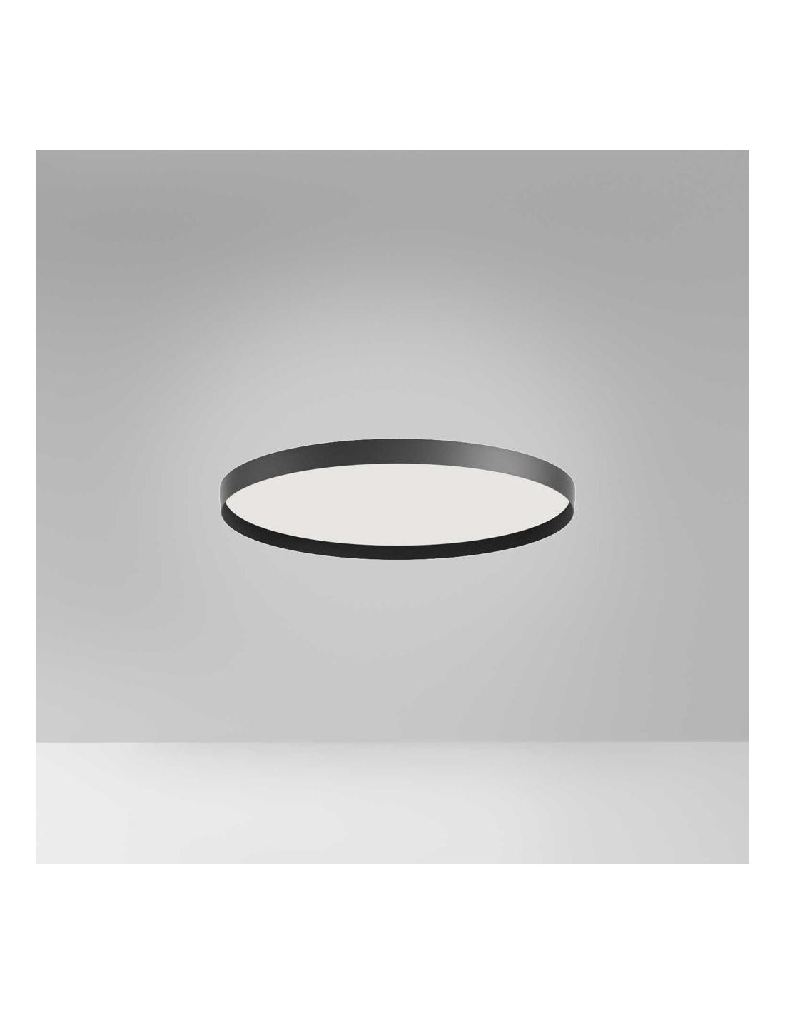Gea Luce Acelia P/M plafoniera led 40W colore nerocolore nero