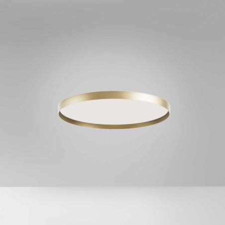 Gea Luce Acelia P/M, plafonnier LED 40 W, couleur or