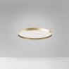 Gea Luce Acelia P/M, plafonnier LED 40 W, couleur or