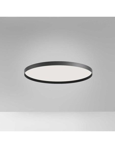 Gea Luce Acelia P/G plafoniera led 50W colore nerocolore nero