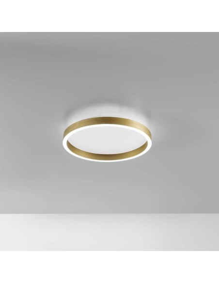 Gea Luce Aela P/P plafoniera led 30W+6W colore orocolore oro