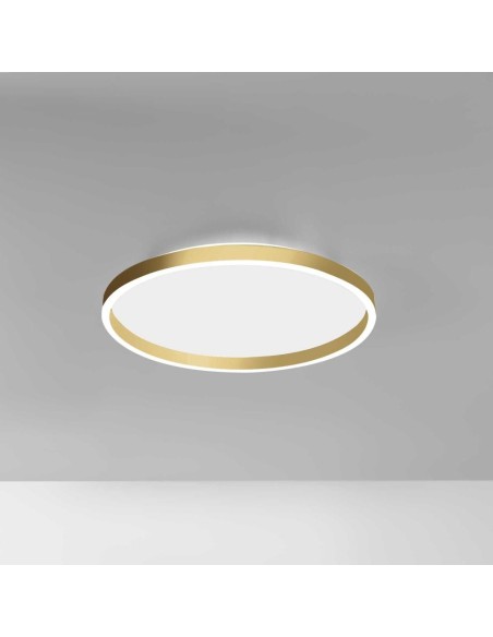 Gea Luce Aela P/M plafoniera led 50W+10W colore orocolore oro
