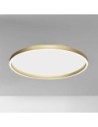 Gea Luce Aela P/G, plafonnier LED 60 W + 12 W, couleur or