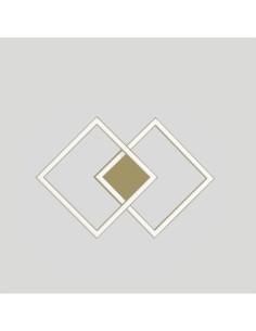 Gea Luce Afrodite P/P plafoniera led 28W colore oro