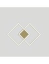 Gea Luce Afrodite P/P plafoniera led 28W colore oro