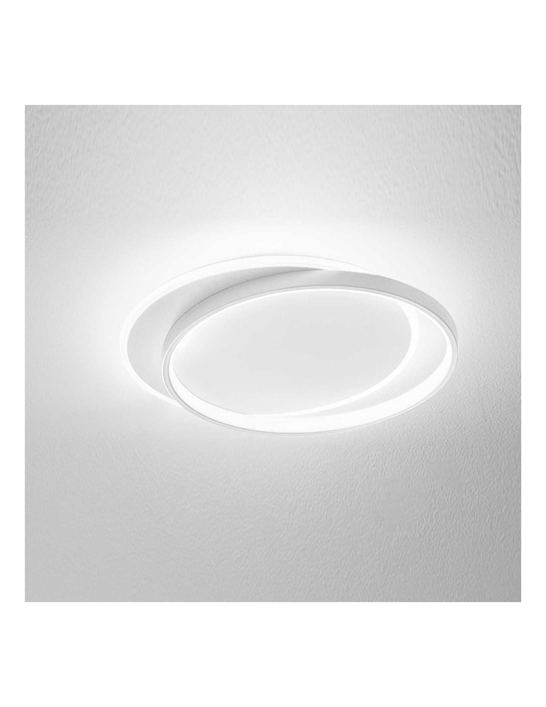 Gea Luce Christine P/S, plafonnier LED 65 W, couleur blanche