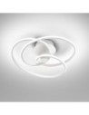 Gea Luce Diva P/P, plafonnier LED 40 W, couleur blanche