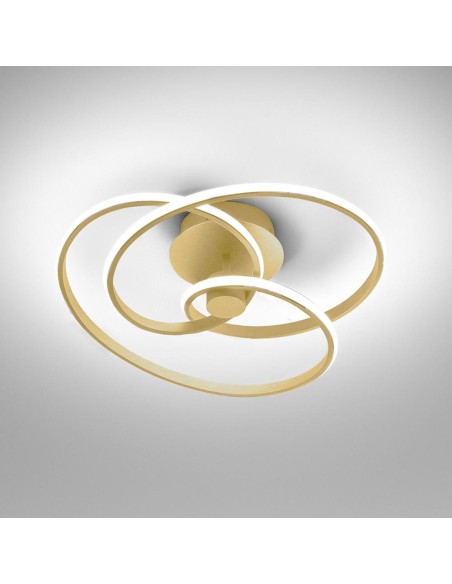 Gea Luce Diva P/P plafoniera led 40W colore orocolore oro