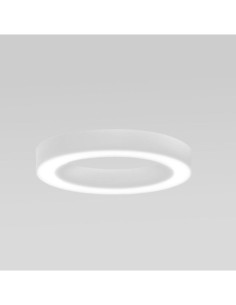 Gea Luce Flor P/M, plafonnier LED 50 W, couleur blanche