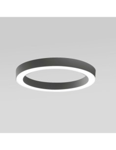 Gea Luce Flor P/G, plafonnier LED 60 W, couleur noire
