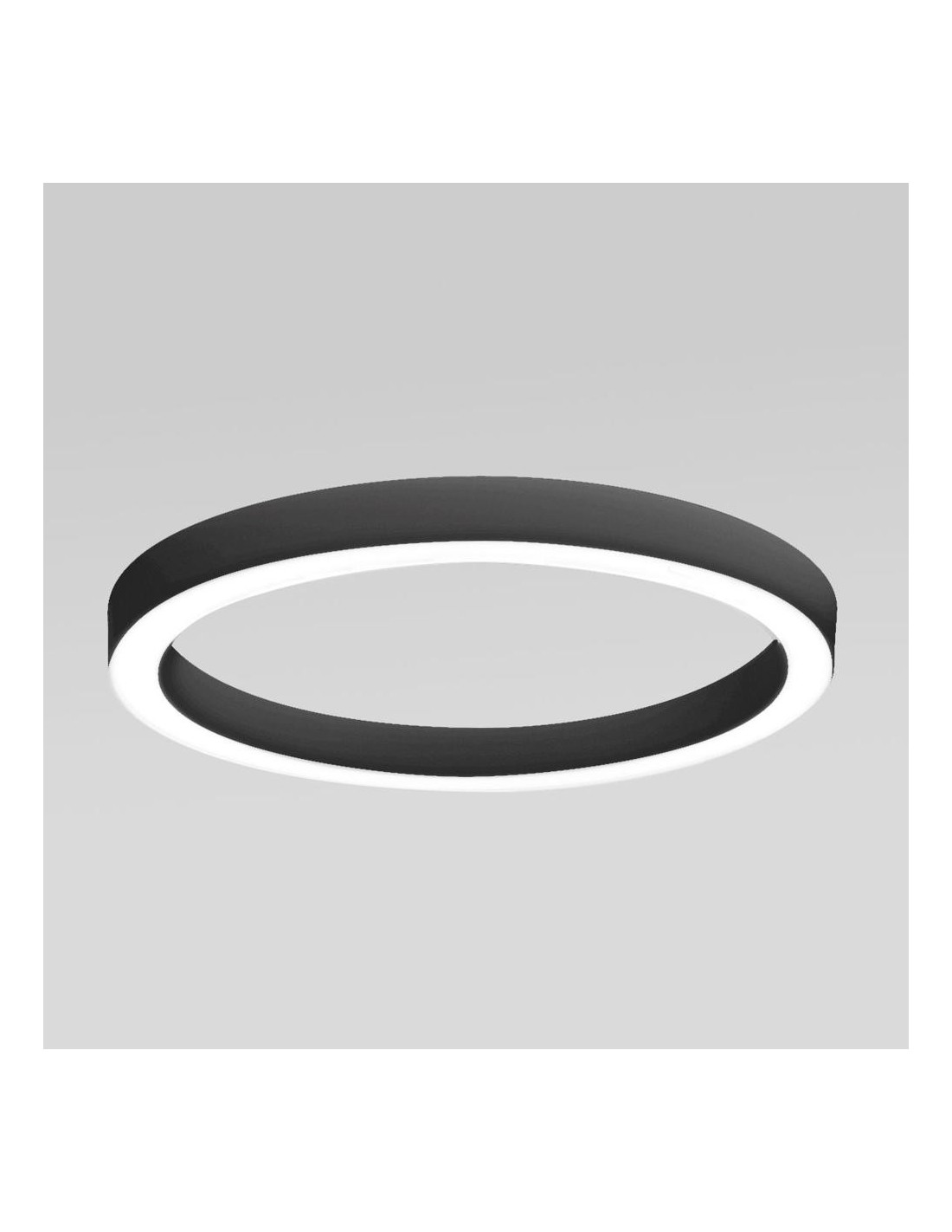 Gea Luce Flor P/S, plafonnier LED 80 W, couleur noire