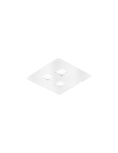 Gea Luce Giselle P/P, plafonnier, couleur blanche, couleur blanche, couleur blanche