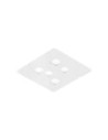 Gea Luce Giselle P/M, plafonnier blanc, blanc, blanc