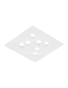 Gea Luce Giselle P/G, plafonnier blanc, blanc, blanc
