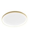 Gea Luce Krizia P/X 3000K plafoniera led 80W colore oro spazzolatocolore oro spazzolato