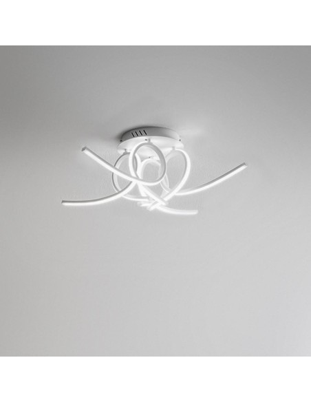 Gea Luce Tosca P/4 3000K plafoniera led 60W colore biancocolore bianco