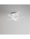 Gea Luce Tosca P/4 4000K, plafonnier LED 60 W, couleur blanche