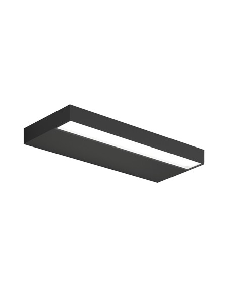 Rossini Betty BTT002N : applique murale moderne en aluminium noir à double émission