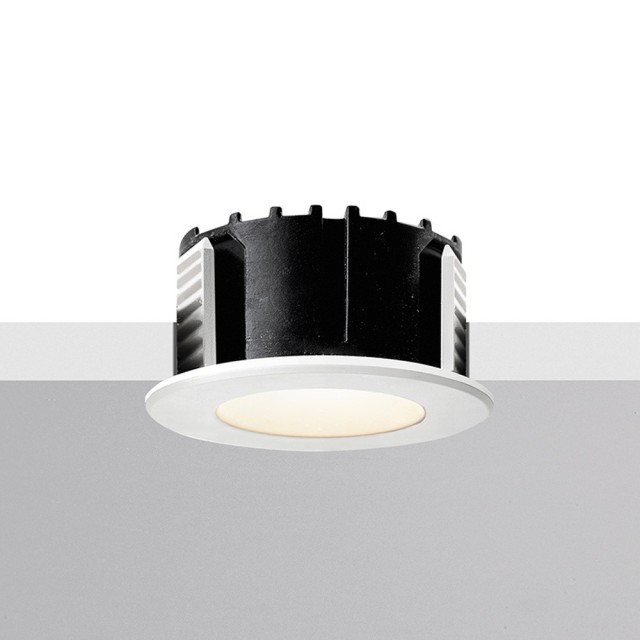 Rossini Host : spot encastrable rond à LED IP65, diamètre 50 mm