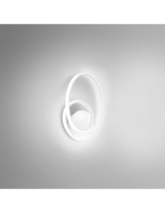 Gea Luce Diva a lampada da parete bianco