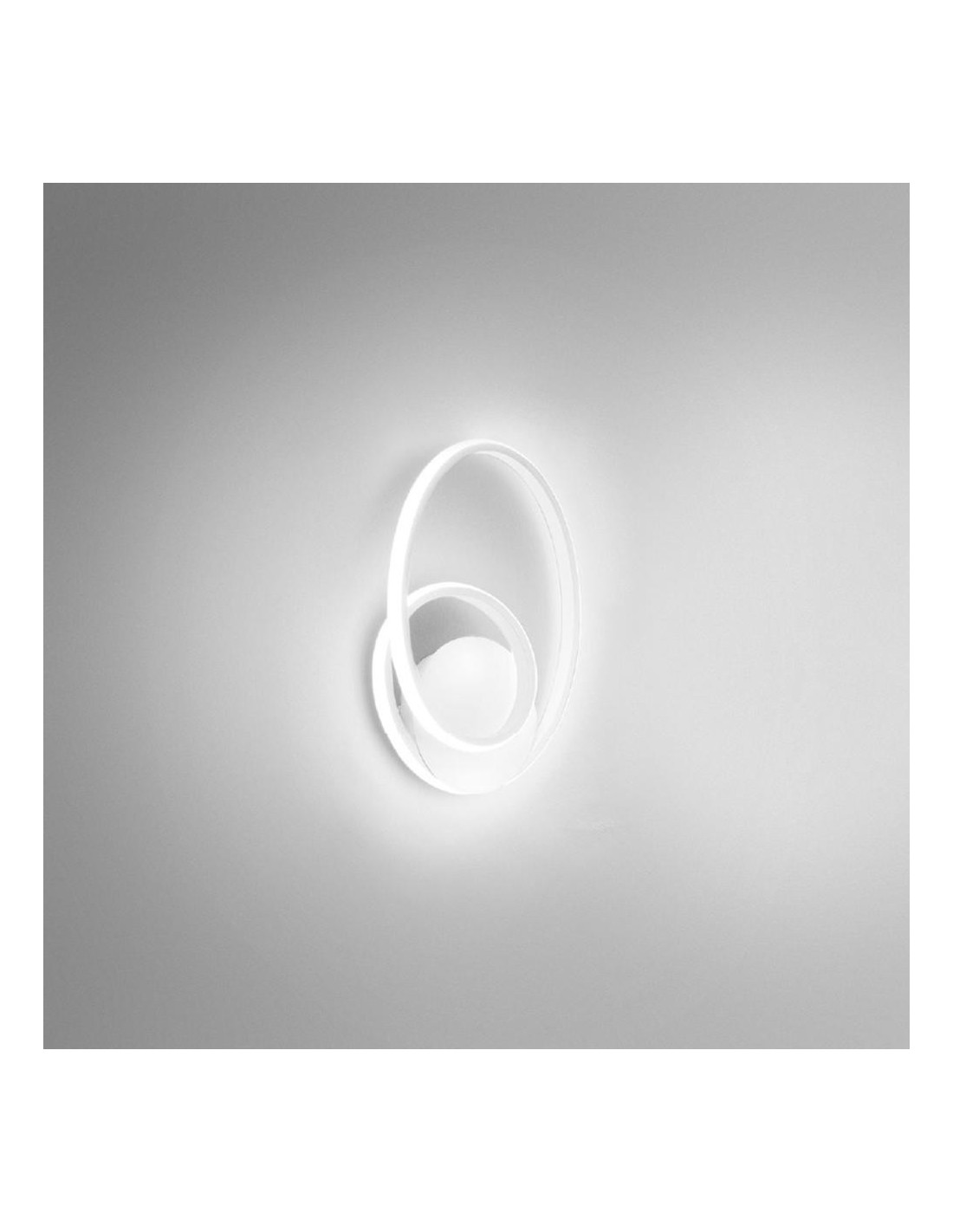 Gea Luce Diva a lampada da parete bianco