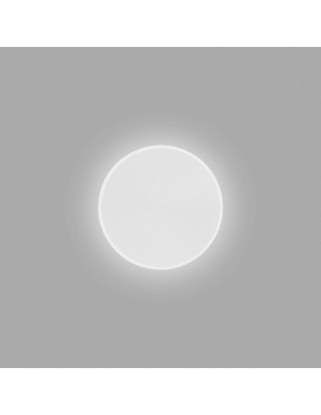 Gea Luce Fortuna, applique murale à une lampe, blanche