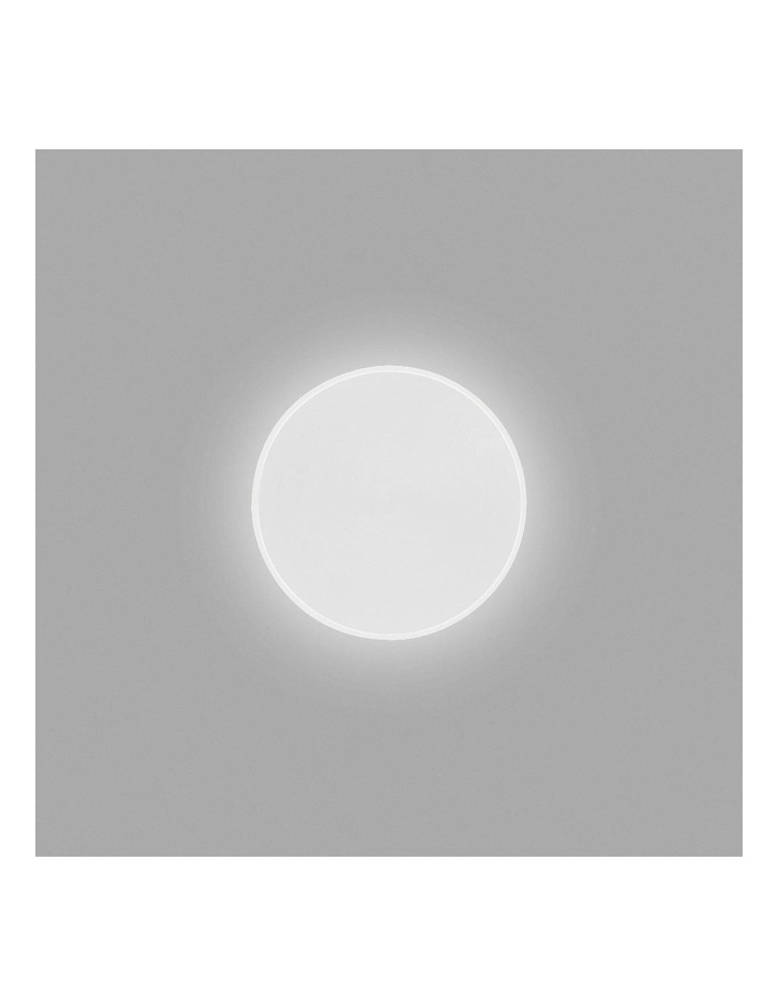 Gea Luce Fortuna, applique murale à une lampe, blanche