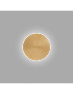Gea Luce Fortuna, applique murale en or brossé