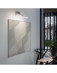 Gea Luce Gap460n, applique murale nickelée