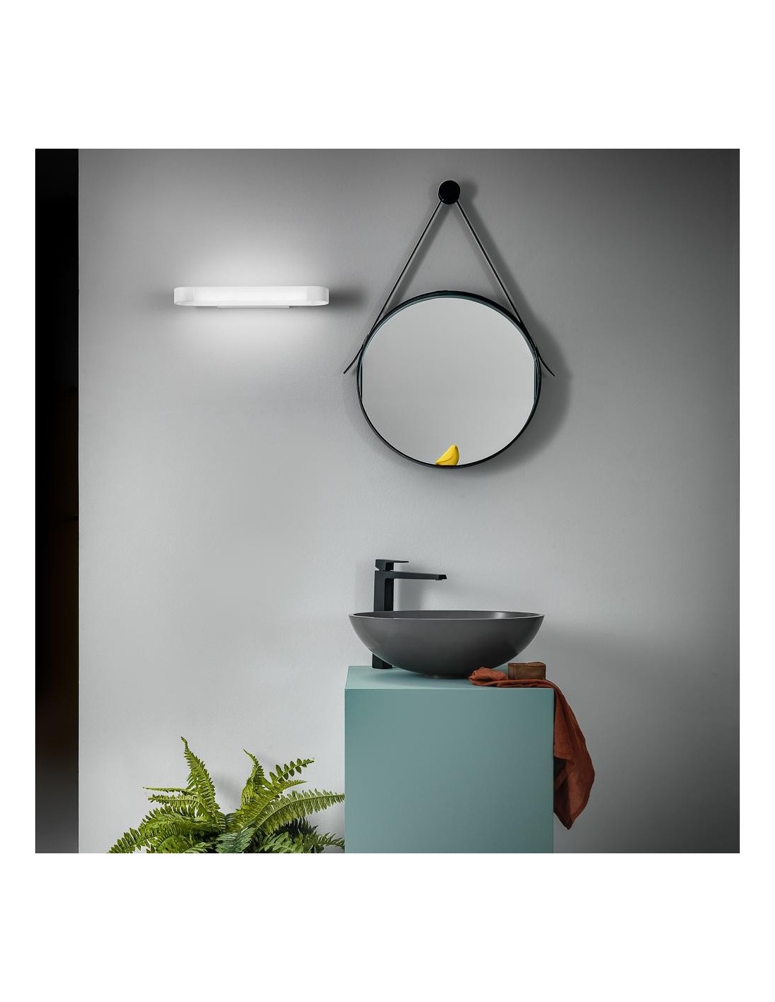 Gea Luce Gap470c lampada da parete bianco