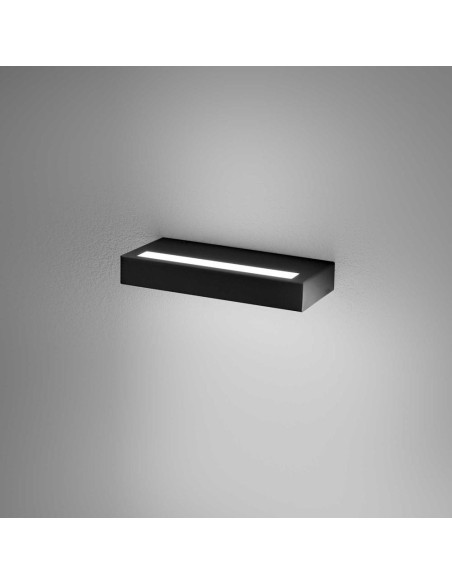 Gea Luce Gap521 lampada da parete nero