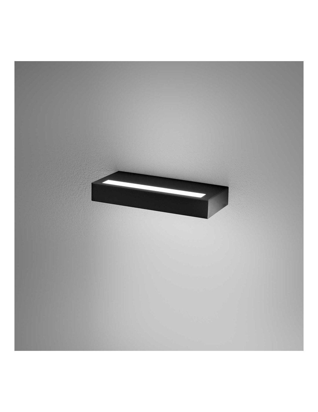 Gea Luce Gap521 lampada da parete nero