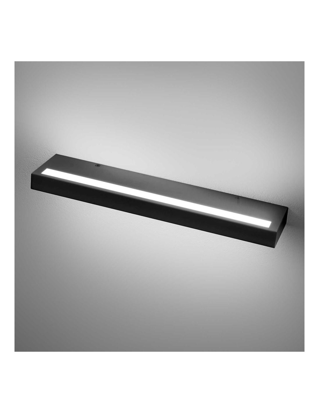 Gea Luce Gap525 lampada da parete nero