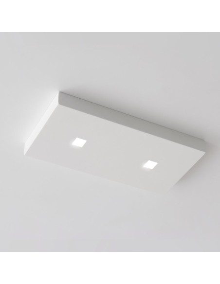 9010 8914B Flatti double plafoniera in gesso