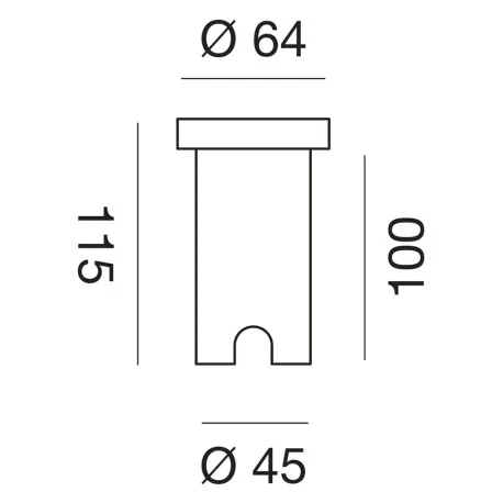 Gea luce GES220C incasso calpestabile da terra...