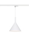 Rossini Asia ASI203B, suspension pour rail triphasé, culot E27, blanc